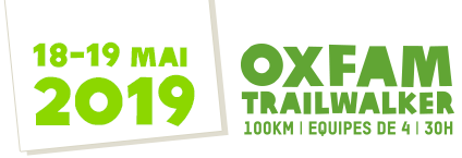 Défi solidaire Oxfam Trailwalker 2019 : Notre consultante Pascale Claude au départ