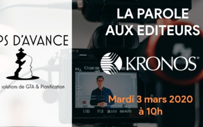 La parole aux éditeurs : Kronos