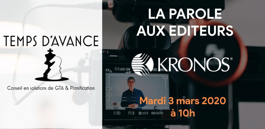 La parole aux editeurs - Kronos