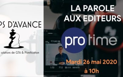 La parole aux éditeurs : Protime
