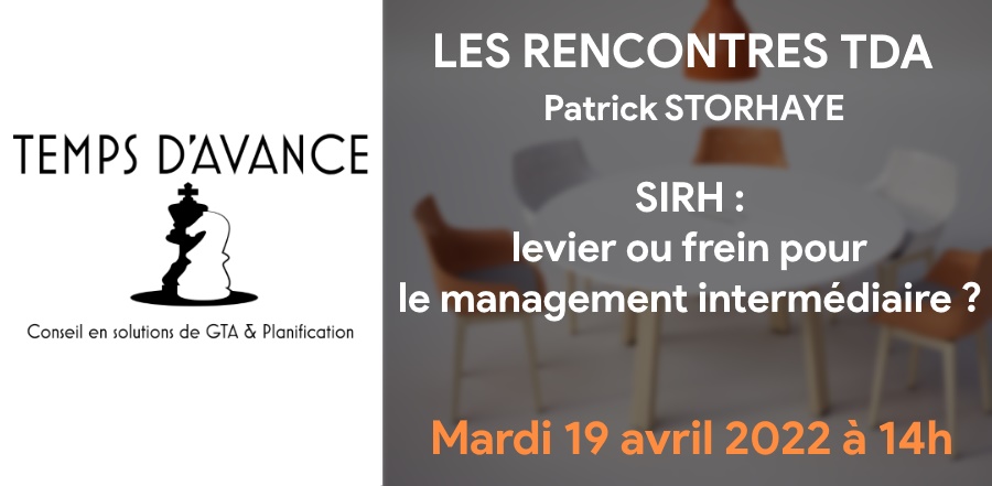 Webinar SIRH : levier ou frein pour le management intermédiaire ?