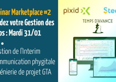 Holy-Dis – Marketplace Timesquare : Etendez votre Gestion des Temps