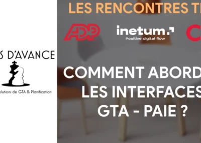 Comment aborder les interfaces GTA-paie ?