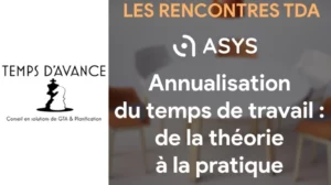 webinaire annualisation du temps de travail, de la théorie à la pratique avec Asys