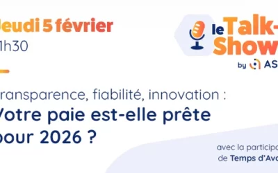 Paie 2026 : IA et transparence salariale au Talk-Show Asys